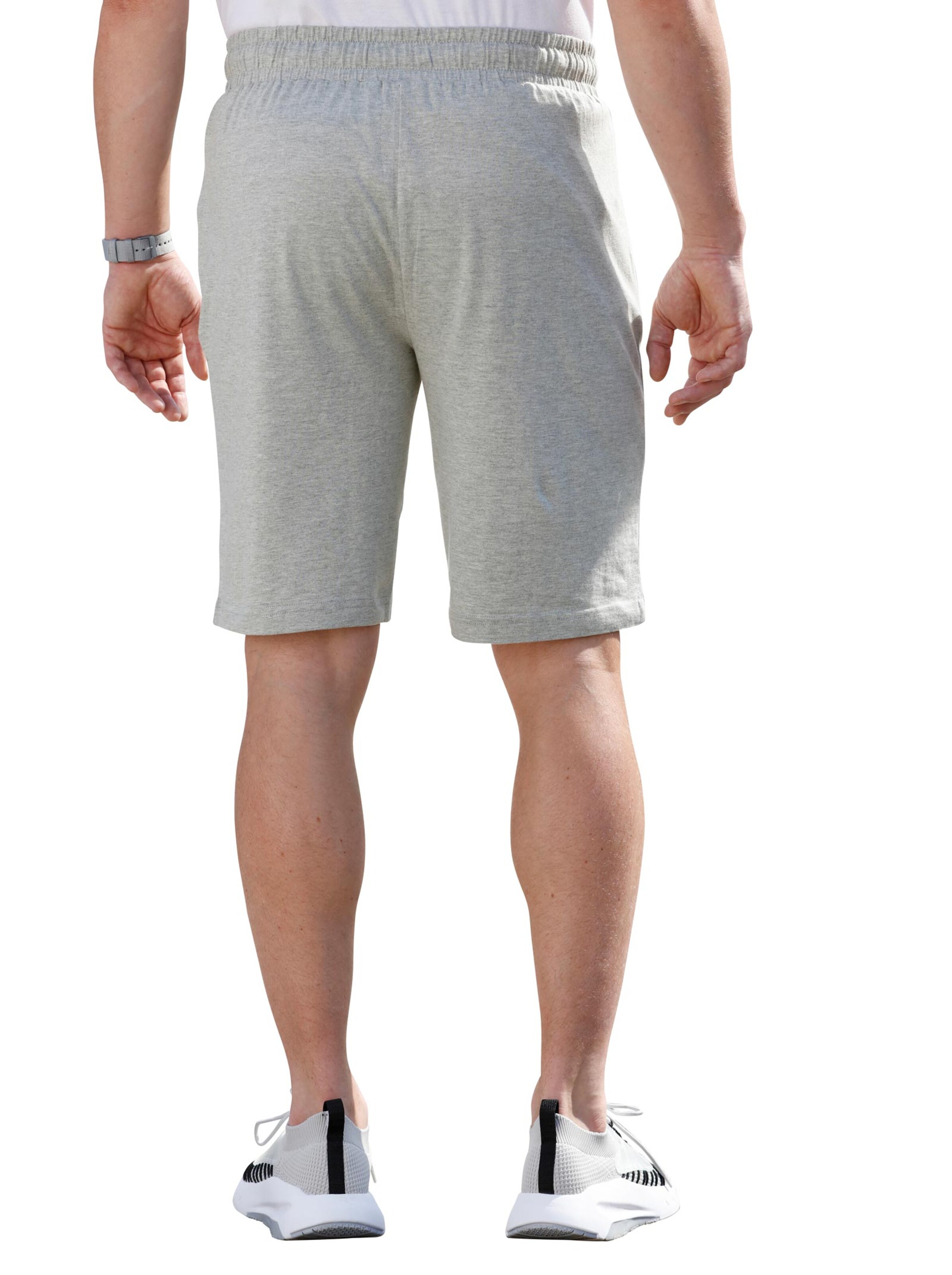 Freizeitbermudas - hellgrau-meliert