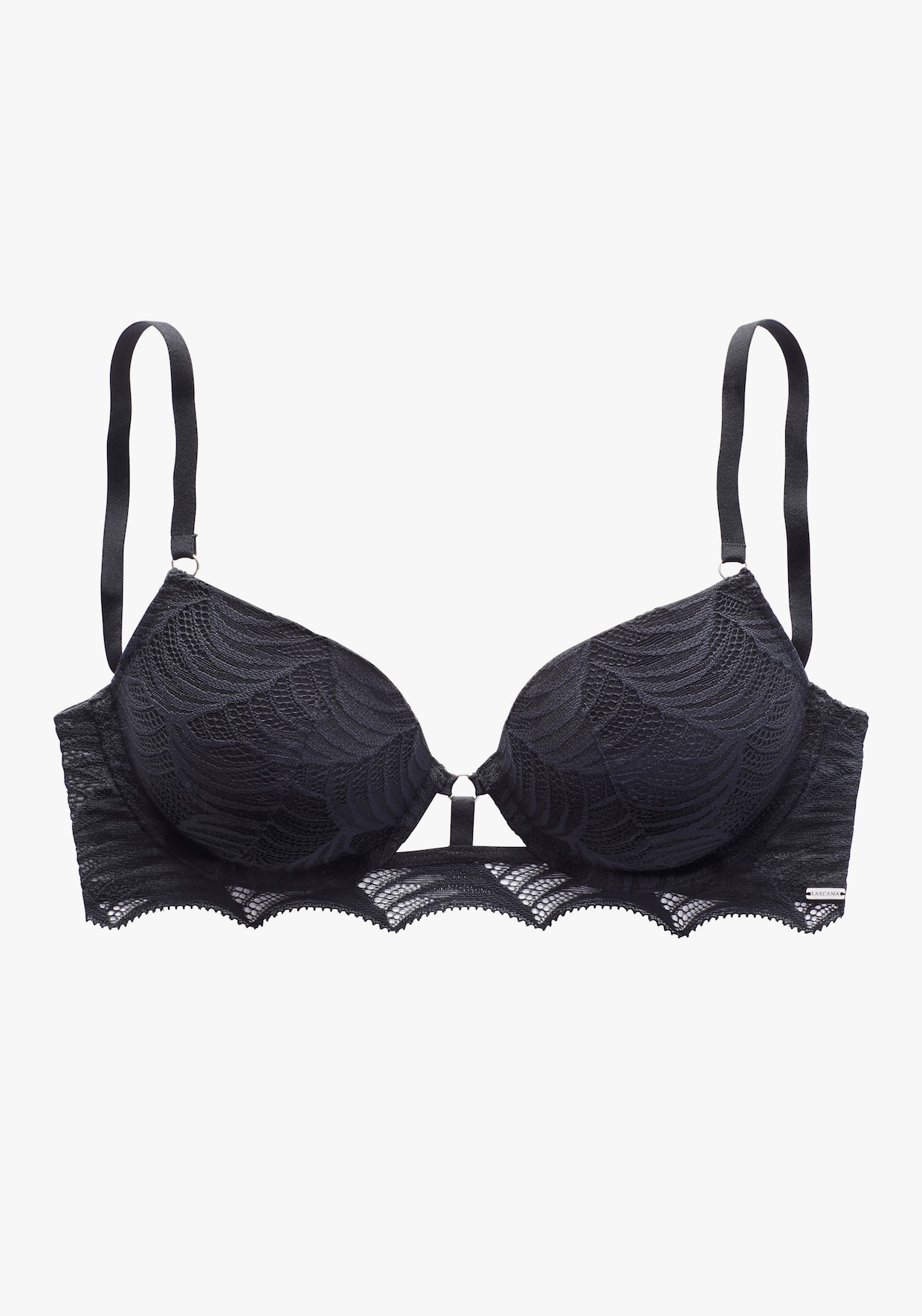 LASCANA Push-up-BH - schwarz