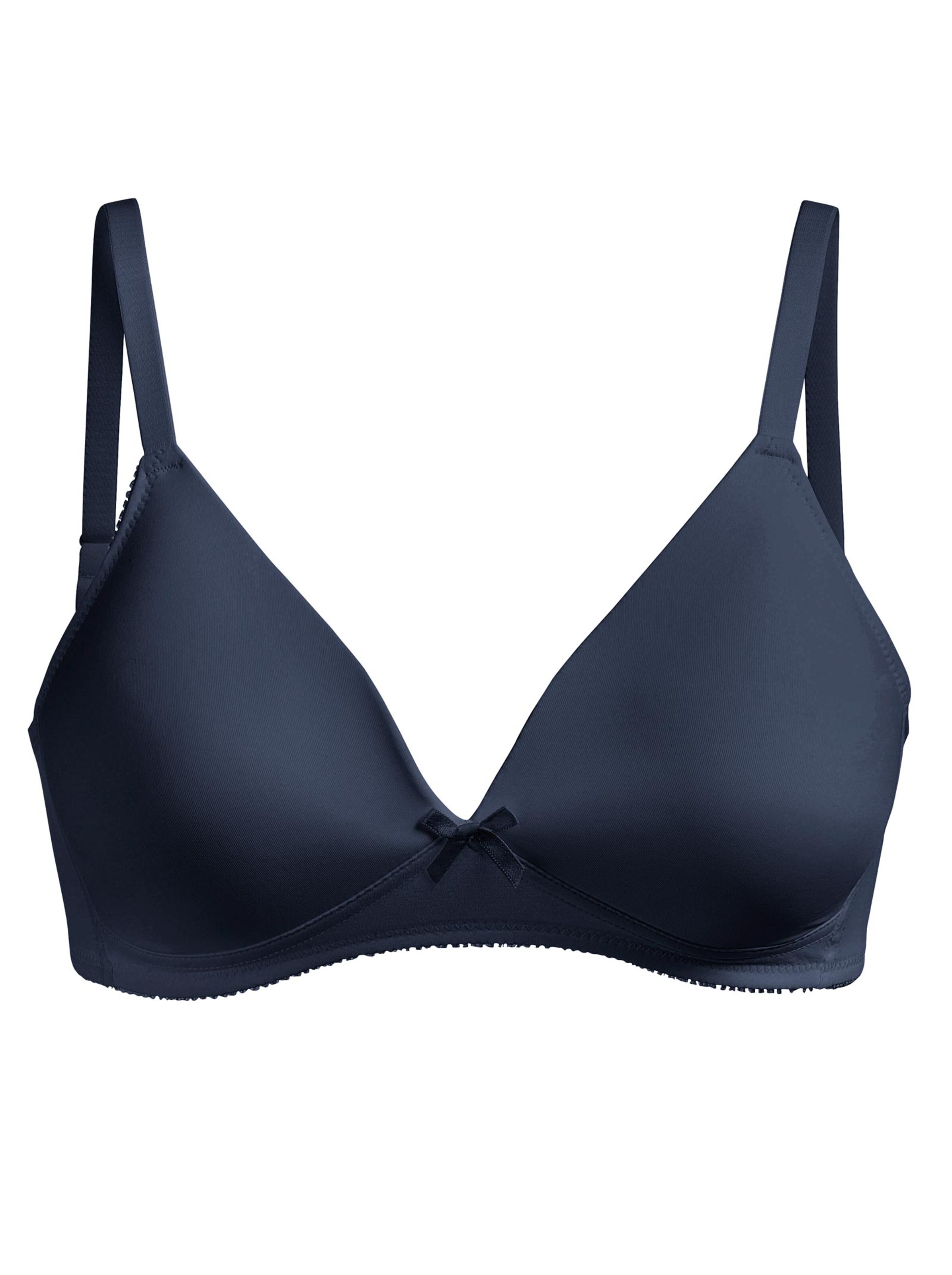 Naturana T-Shirt-BH ohne Bügel - marine