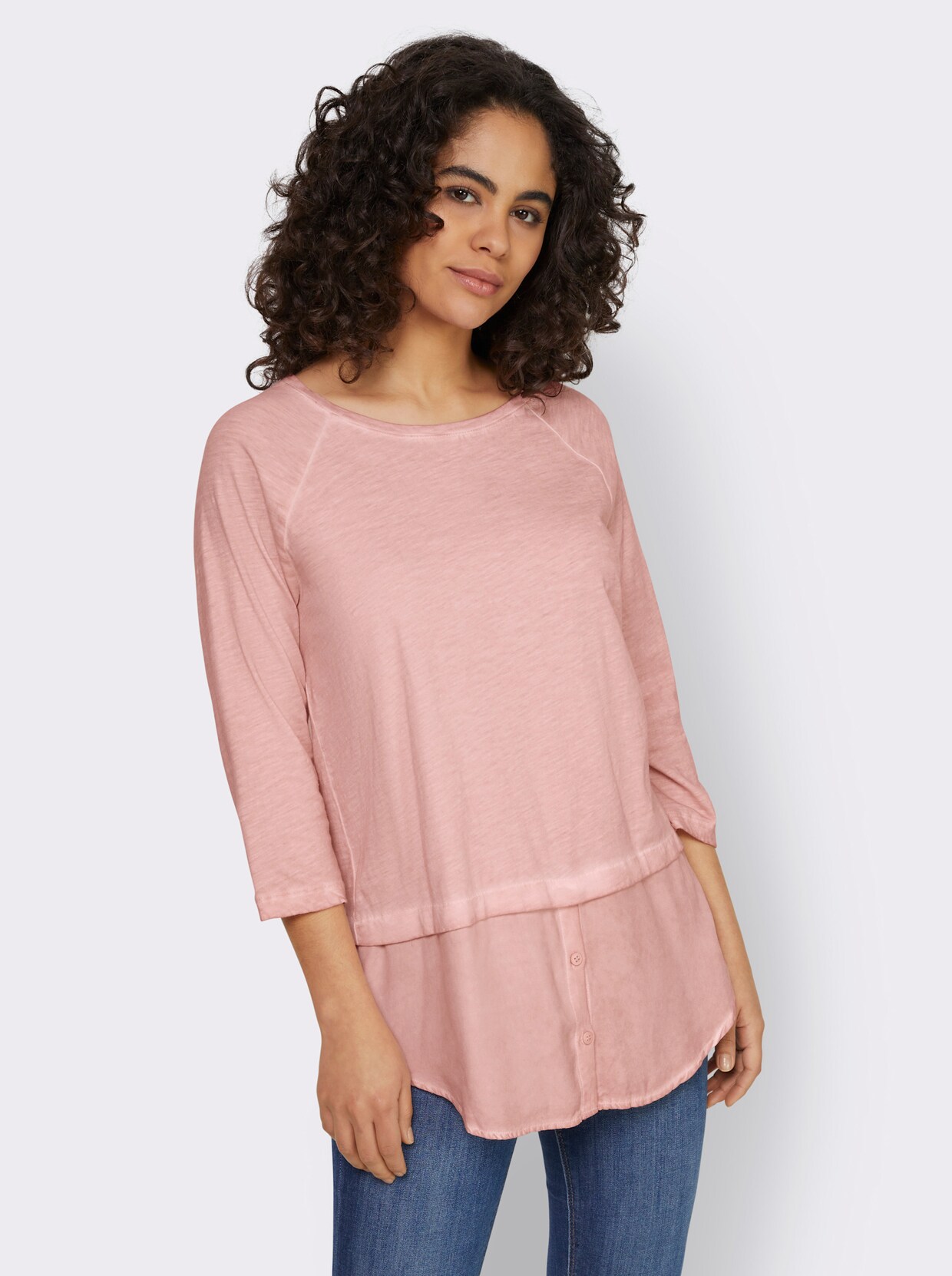 heine T-shirt - rose clair